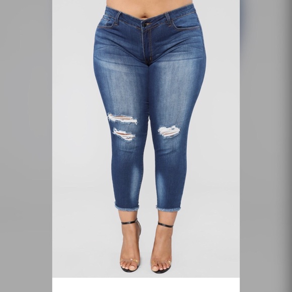 Fashion Nova Denim - Fashion Nova Arctic Fox Ankle Jeans